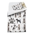 thumbnail image 2 of Schnauzer Dogs Duvet Cover and Pillowcase Set for Single Bedding, Bedroom Accessories for Kids Teens, 2 of 5