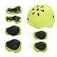 thumbnail image 1 of Conjunto de equipo de protección para patinaje, 7 piezas/juego, casco de seguridad para niños, casco de bicicleta, protección de seguridad, casco de seguridad, conjuntos de rodilleras y coderas, rend, 1 of 14