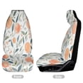 thumbnail image 2 of Watercolor Oranges Leafy Pattern Design Car Seat Covers Front Seats Universal Fit for Cars SUV Truck Auto Interior Accessories, 2 of 3