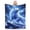 50x40, variant on Fantasy Ice Wolf Throw Blanket, Epic Blue Wolf Artwork Decorative Blanket for Sofa Couch Bed 50x40