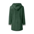 thumbnail image 5 of Chaqueta de invierno para mujer, larga, cálida, forrada, tallas grandes, de algodón, para mujer, chaqueta tipo parka, abrigo de otoño e invierno para mujer (L), 5 of 5