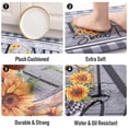 thumbnail image 3 of WannaToo Kitchen Mats 2Pcs, Anti Fatigue Kitchen Rugs and Mats, Non-slip Cushioned Floor Comfort Mat for Kitchen, Doorway, Sink, Laundry, 17"x27"+17"x47",Plaid Home, 3 of 8