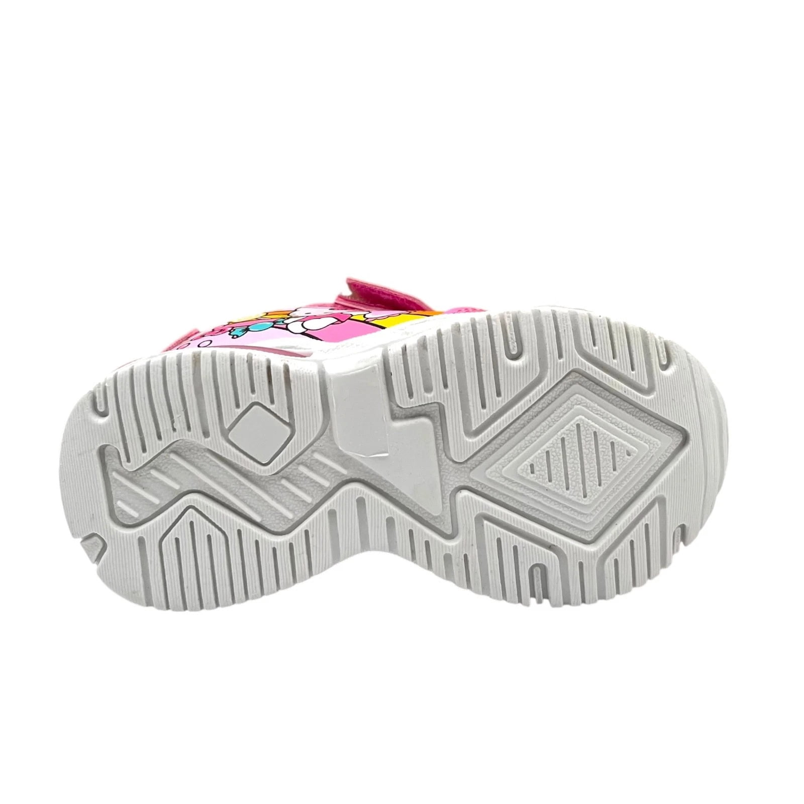 Hello Kitty Toddler Girls Slip-on Light-up Sneakers Size 7 Pink-lavender-aqua
