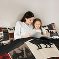 thumbnail image 4 of Feelyou Western Hunting Queen Comforter Set, Buffalo Bedding Comforter Set, 3-Piece, 4 of 7