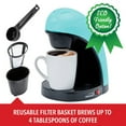 thumbnail image 3 of Brentwood Single-Serve Coffee Maker with Mug (Blue), 3 of 7