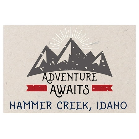 

Hammer Creek Idaho Souvenir 2x3 Inch Fridge Magnet Adventure Awaits Design