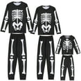 thumbnail image 1 of Conjunto de pijama de Halloween Inspire Chic de manga larga para toda la familia, ropa de dormir a juego para hombres 3XL negro, 1 of 5