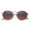 thumbnail image 3 of Gafas de sol SOJOS SJ1014 redondas polarizadas UV400 dorado/gris/rosa, 3 of 6