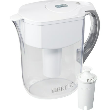 Brita® 10-Cup Grand Water Filter Pitcher, White