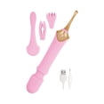 thumbnail image 4 of Goddess Pink Elegance Duel End Personal Massage Wand, Pink, 4 of 5