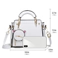 thumbnail image 3 of Monedero Xiaoyu Fashion para mujer con forma de bandolera, color blanco, 3 of 9
