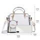 thumbnail image 3 of Monedero Xiaoyu Fashion para mujer con forma de bandolera, color blanco, 3 of 9