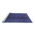 thumbnail image 2 of Ahgly Company Machine Washable Indoor Square Persian Blue Traditional Area Rugs, 6' Square, 2 of 4