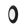 thumbnail image 2 of 1-Light Integrated LED Indoor/Outdoor Black Surface Mount or Wall Mount with Sealed Frosted Polycarbonate Lens Cover, 2 of 5