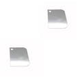 thumbnail image 4 of Moyic Stainless Steel Cake Scraper Trapezoidal Cream Tools Smoothers Making Edge Cakes Gadgets Icing Baking Accessory Plata 15*9.8 cm, tipo 3 2Conjunto, 4 of 6