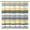 Yellow, variant on Yellow Gray Horizontal Stripes Water-Repellent Fabric Shower Curtain with Reinforced Metal Grommets Refreshing Striped Design Bathroom Decor