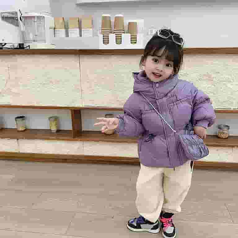 最新 LIJCC Baby for Jacket down Style Western Style Korean Winter Girls