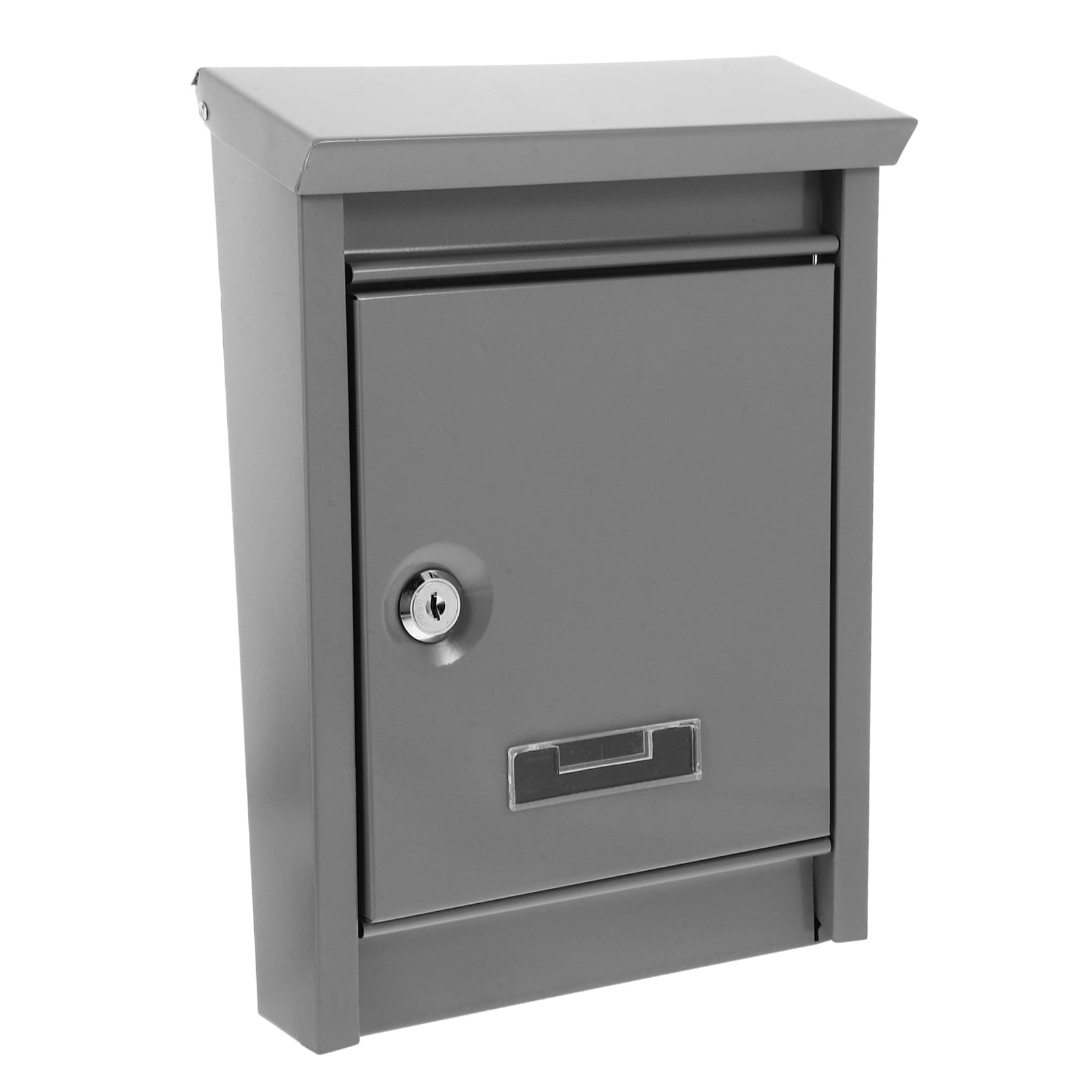 GAXIRE 1Pack Large Capacity Lockable Metal Post Box For Voting Collection Outdoor