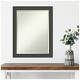 thumbnail image 4 of Amanti Art Blaine Light Pewter Narrow Beveled Wall Mirror 27.5 x 21.5 in., 4 of 10