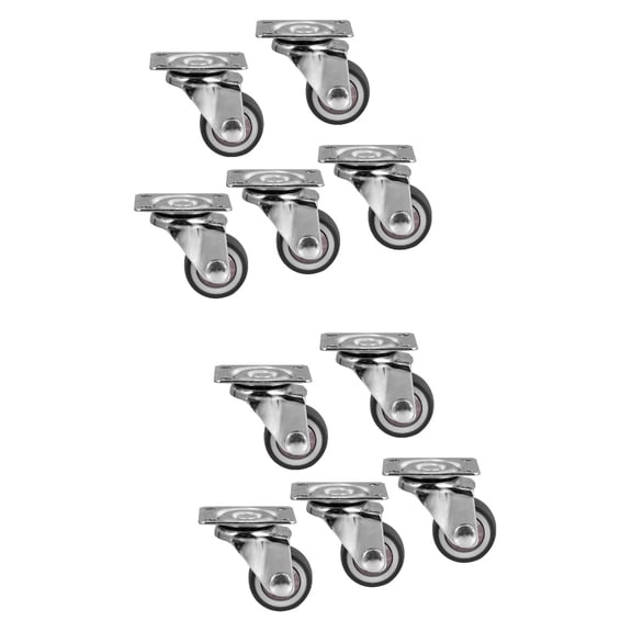 Set of 2 Outdoor Caster Wheels Industrial Casters Versatile