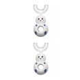 thumbnail image 1 of Cepillo de limpieza Qarigey portátil en forma de U con mango 2Conjunto Blanco, 1 of 6