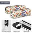 thumbnail image 4 of Fotbe Snake Pattern Leather Pencil Case, Pencil Pouch with Durable Zipper, Compact and Stylish Organizer for Stationery, Art Supplies, Travel Essentials, 4 of 7