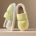 thumbnail image 2 of Slippers for Women Fluffy Slippers Lined Slippers Indoor Outdoor Soft Sole Shoes For Winter Warmth Comfort, 2 of 4