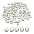 thumbnail image 1 of Uxcell 100Pcs Gemas Acrílicas de Fondo Plano en Forma de Gota de Agua 10x14mm Rhinestones Verde Claro, 1 of 4
