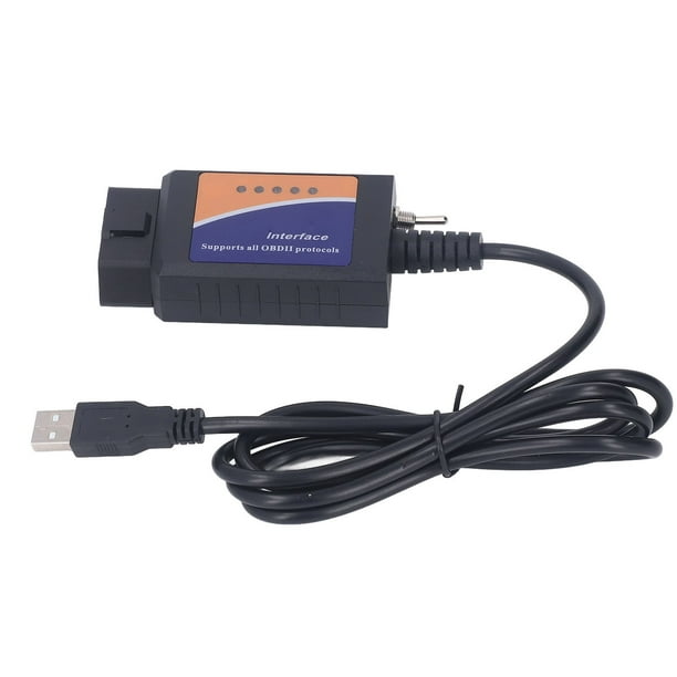 Escáner OBD2, Compatible Con Protocolos OBD2 V1.5 Versión De Firmware Lector De Códigos De Automóvil Para Conexión De Autobuses CAN Elmconfig Chip PIC18F25K80 Con CD Para