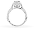 thumbnail image 3 of Unique Moments 2ct Lab Grown Emerald Cut Diamond Engagement Ring 10K White Gold, 3 of 6