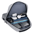 thumbnail image 2 of Bolsa Casual Para Laptop Carga Usb Gris Malubero Malu2151, 2 of 3