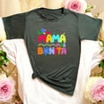 thumbnail image 3 of Camiseta La Mamá Más Bonita Día De Las Madres, regalo del Día de la Madre de la hija, camiseta para mamá Color Verde Oliva Talla Chica Marca Emil SaEs, 3 of 4