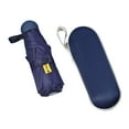 thumbnail image 3 of Sombrilla Protección solar para bolso plegable pequeño portátil a prueba de lluvia , azul oscuro, 3 of 8