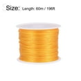 thumbnail image 2 of Uxcell Elastic Cord DIY Making Stretchy String Craft Wire, Gold Tone, 2 Rolls, 2 of 6
