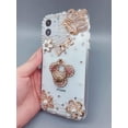 thumbnail image 3 of Compatible with iPhone 12/iPhone 12 Pro Case 3D Glitter Cartoon Mickey Mouse Bling Case Shiny Crystal Rhinestone Diamond Bumper Clear Protective Cover Designed for iPhone 12/12 Pro 6.1'', 3 of 4