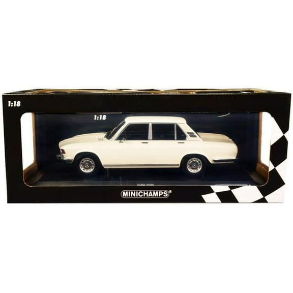 1968 BMW 2500 White Limited Edition Worldwide 1-18 Diecast Model Car - 504 Piece