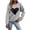 Gray, variant on Sweatshirts for Women Cute Loose Basic Crewneck Pullover Tops Fall Fashion Comfy Long Sleeve Shirts