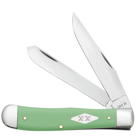 Case XX Knives Trapper Mint Green Synthetic Stainless Pocket Knife