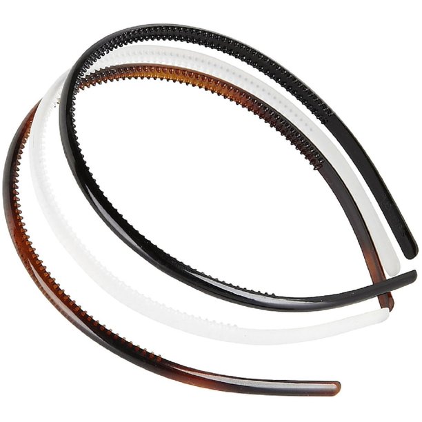 Scunci Effortless Beauty Plastic Headbands 3 ea (Pack of 3) Walmart
