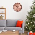 thumbnail image 1 of Reloj de pared Modo silencioso con pilas Lejos Leer de cobre forma forma forma Lujo Metal para dormitorio Oficina en Macarena Reloj de pared, 1 of 7