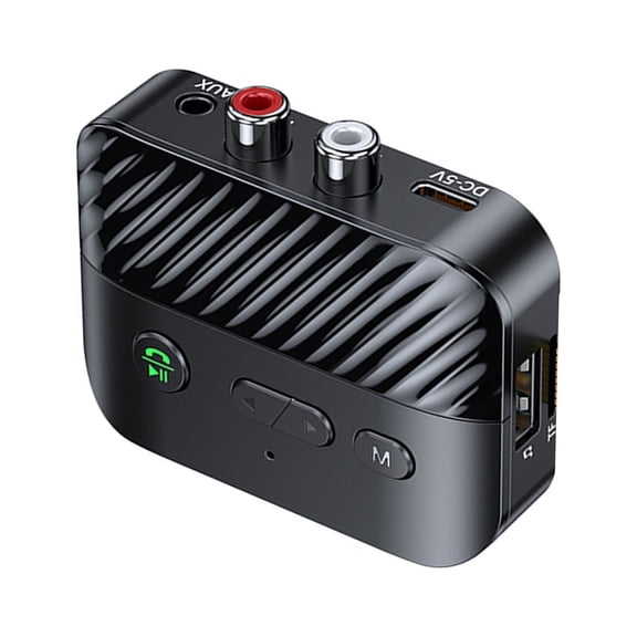 Bluetooth 5.3 Receiver Adapter Home Stereo RCA Audio Adapter USB/TF Card MP3 Player with Marks