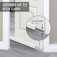 thumbnail image 6 of Under Door Draft Stopper Weather Stripping Door Seal Door Sweep Reduce Cold Air Front Soundproof Draft Blocker for Bottom of Door Suitable for Interior/Exterior,White, 6 of 17
