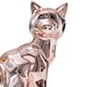 thumbnail image 5 of Estatua de gato, figura decorativa, minimalismo creativo, arte simple, adorno artesanal para Oro rosa, 5 of 6