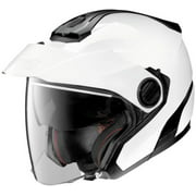 Nolan N40-5 Solid Open Face Helmet Metallic White MD