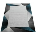 thumbnail image 5 of Paco Home Bordered Living-Room Rug with Modern Contour Cut - Grey Blue - 6'7" x 9'6" (6'x9'), 5 of 5