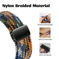 thumbnail image 4 of LEIXIUER 20mm 22mm Magnetic Band Compatible with Samsung Galaxy Watch 6 4 5 Band 44mm 40mm/Watch 6 4 Classic Band 42mm 46mm 47mm 43mm/5 Pro Band 45mm Stretchy Braided Band for GalaxyWatch 46mm/3 45mm, 4 of 9