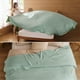 thumbnail image 5 of Manta de cama, 100% algodón, tamaño king, 275 x 230 cm, color verde salvia, 5 of 7