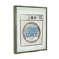 thumbnail image 4 of Stupell Industries Switch Laundry Loads Phrase Typography Painting Gray Floater Framed Art Print Wall Art, 25 x 31, 4 of 10