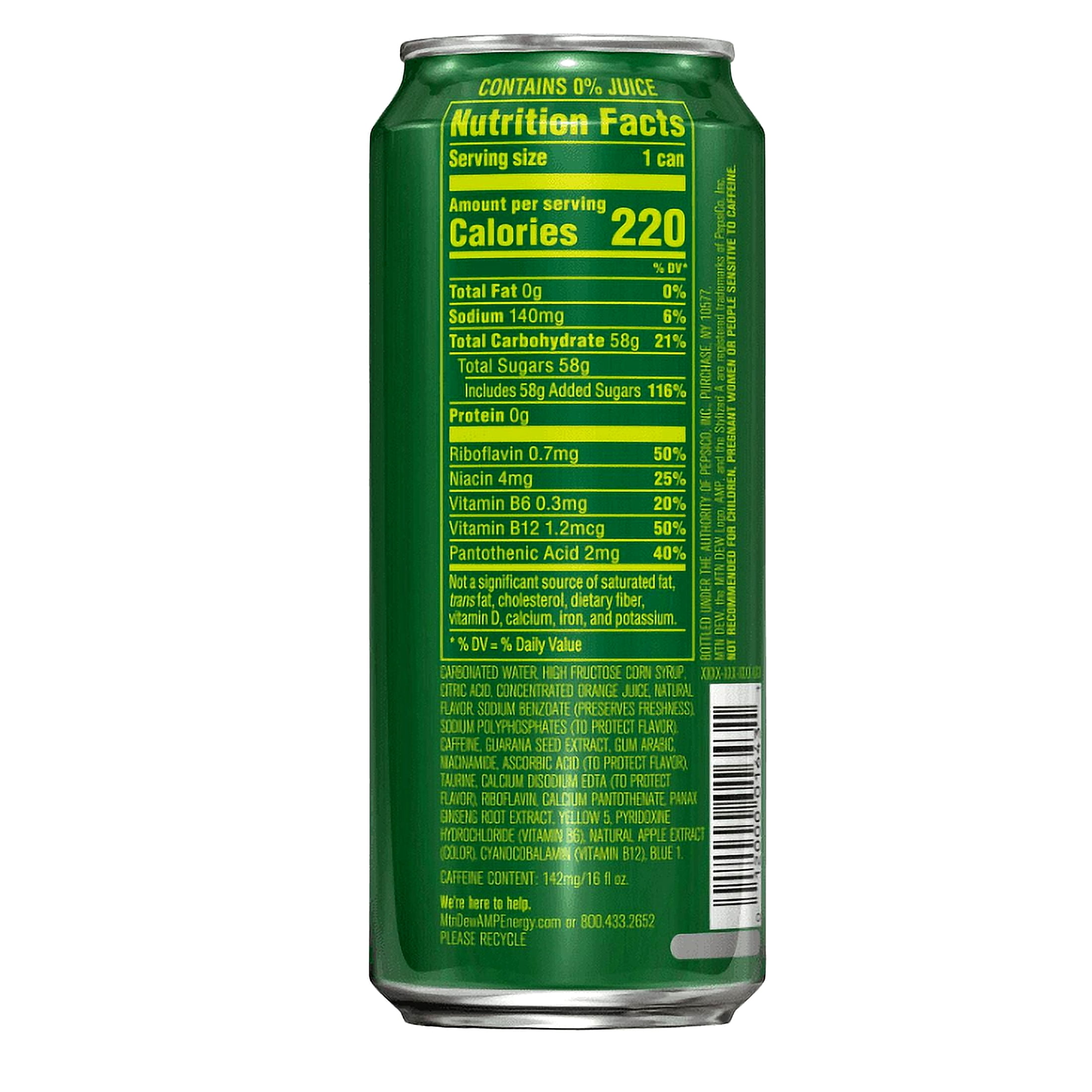Amp Original  Mountain Dew (16 fl. oz., 12 pk.)