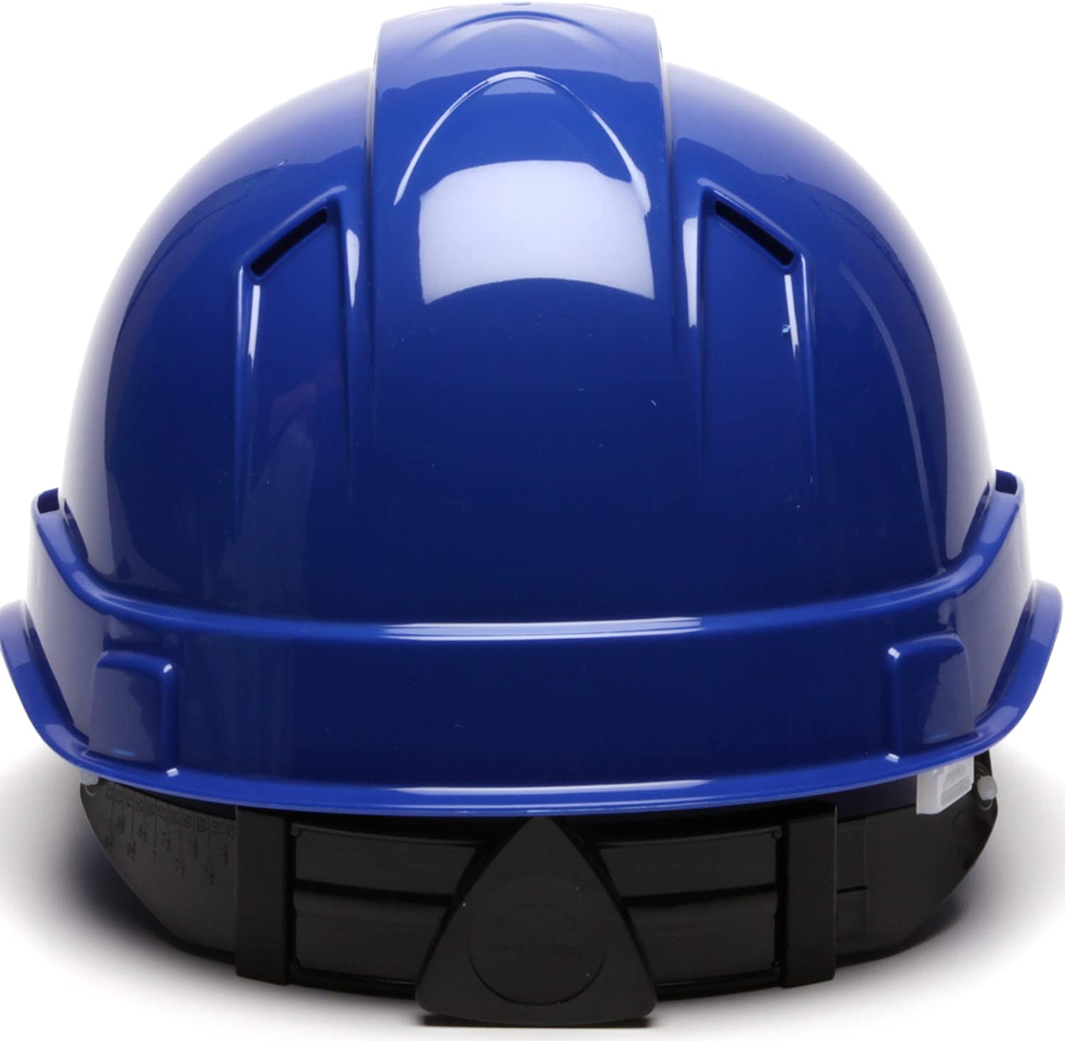 Pyramex Ridgeline Cap Style Hard Hat 4 Point Ratchet Vented Blue